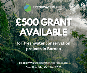freshwater conservation grant borneo
